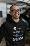 Eat Sleep Mr Beast Repeat Hoodie