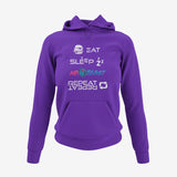 Eat Sleep Mr Beast Repeat Hoodie