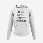 Eat Sleep Mr Beast Repeat Hoodie