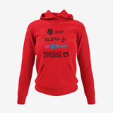 Eat Sleep Mr Beast Repeat Hoodie