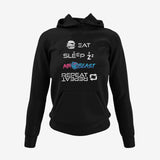 Eat Sleep Mr Beast Repeat Hoodie