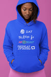 Eat Sleep Mr Beast Repeat Hoodie